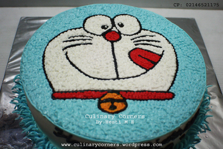Doraemon Cake Set untuk Dira